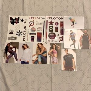 Bundle of peloton stickers/cards